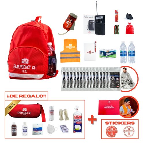 Mochila de emergencia SCHOOL LITE (hasta 15 alumnos)